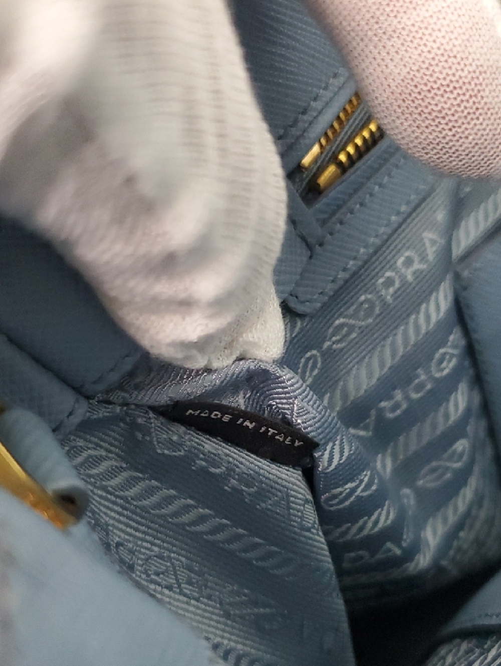 Prada Saffiano Lux Medium Double Zip Tote - Picture 13 of 15
